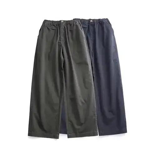 Other 20AW Indigo Union Japan Grey Worker Minimal Pants Size US 31 - 2 Thumbnail