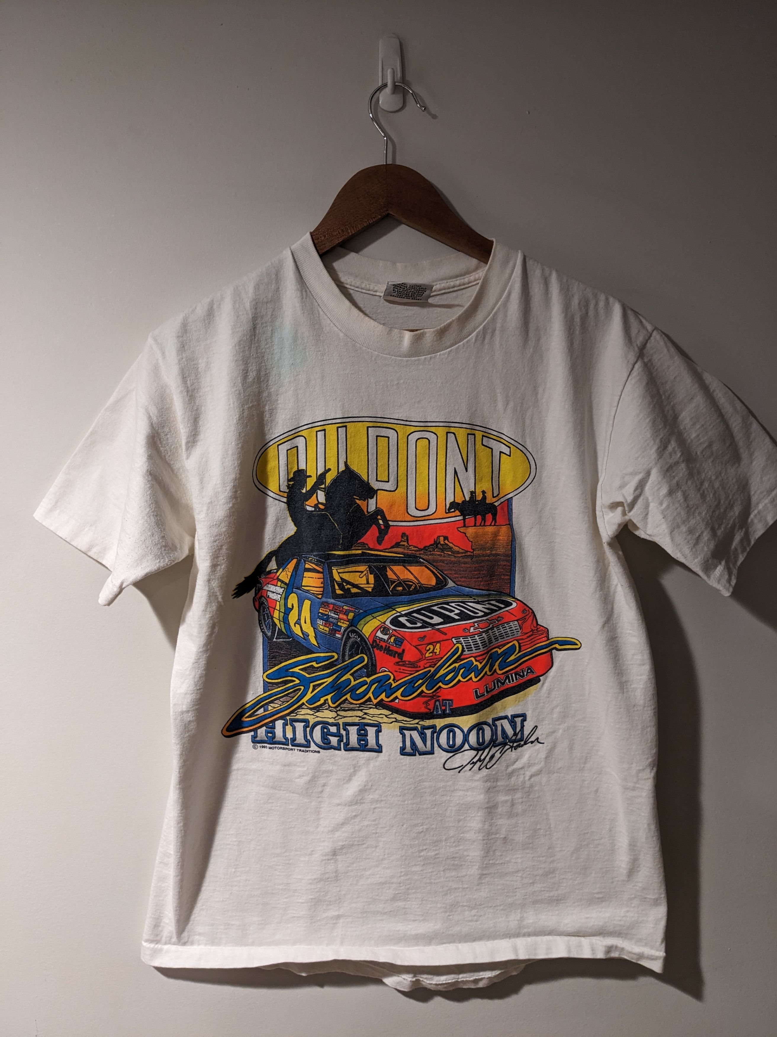 NASCAR × Vintage Vintage 1993 Nascar Jeff Gordan Racing Speedway T-Shirt Size US L / EU 52-54 / 3 - 1 Thumbnail