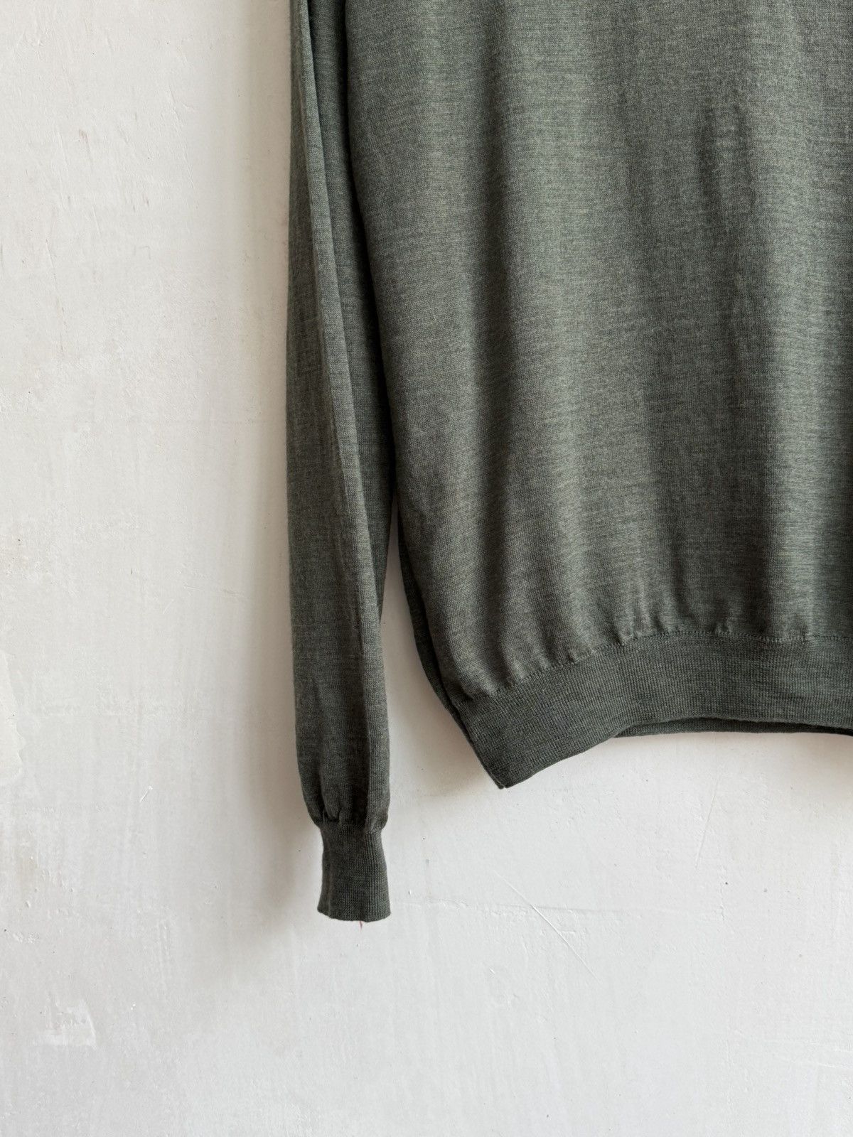 Oliver Sweeney Oliver Sweeney Merino Wool 1/3 zip jumper size L Size US L / EU 52-54 / 3 - 3 Thumbnail
