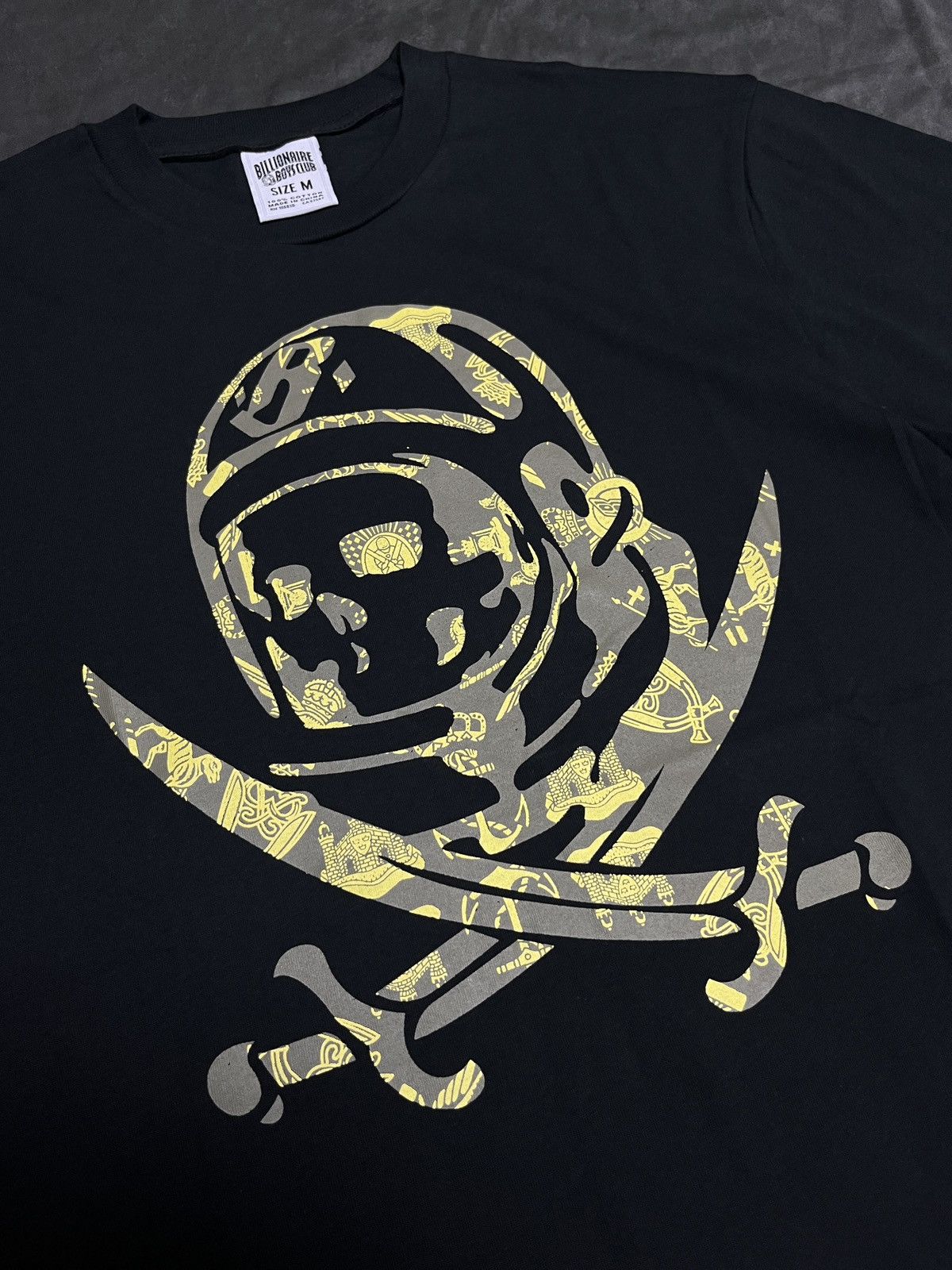 Billionaire Boys Club Rare Billionaire Boys Club BBC Skull Pirate T-Shirt Black M Size US M / EU 48-50 / 2 - 5 Thumbnail