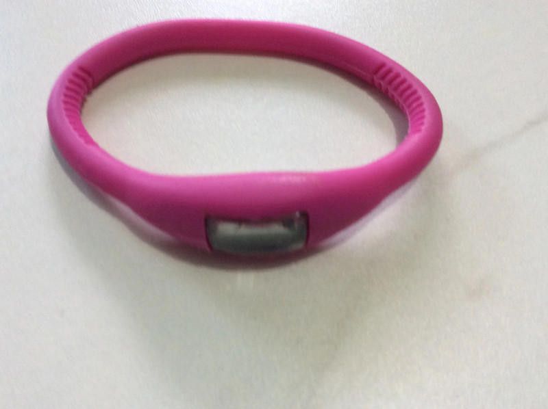 Designer Identity pink rubber strap watch Size ONE SIZE - 1 Thumbnail