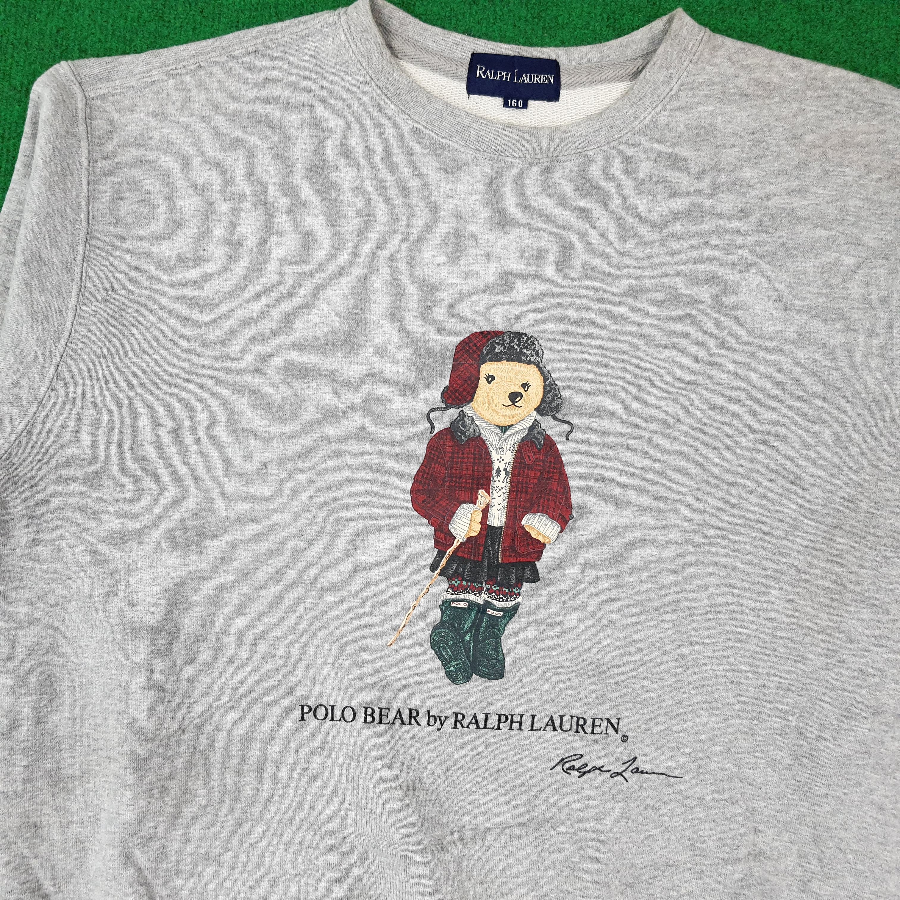 Polo Ralph Lauren Vintage POLO Bear by Ralph Lauren Sweatshirt C243N25 Size US M / EU 48-50 / 2 - 2 Thumbnail