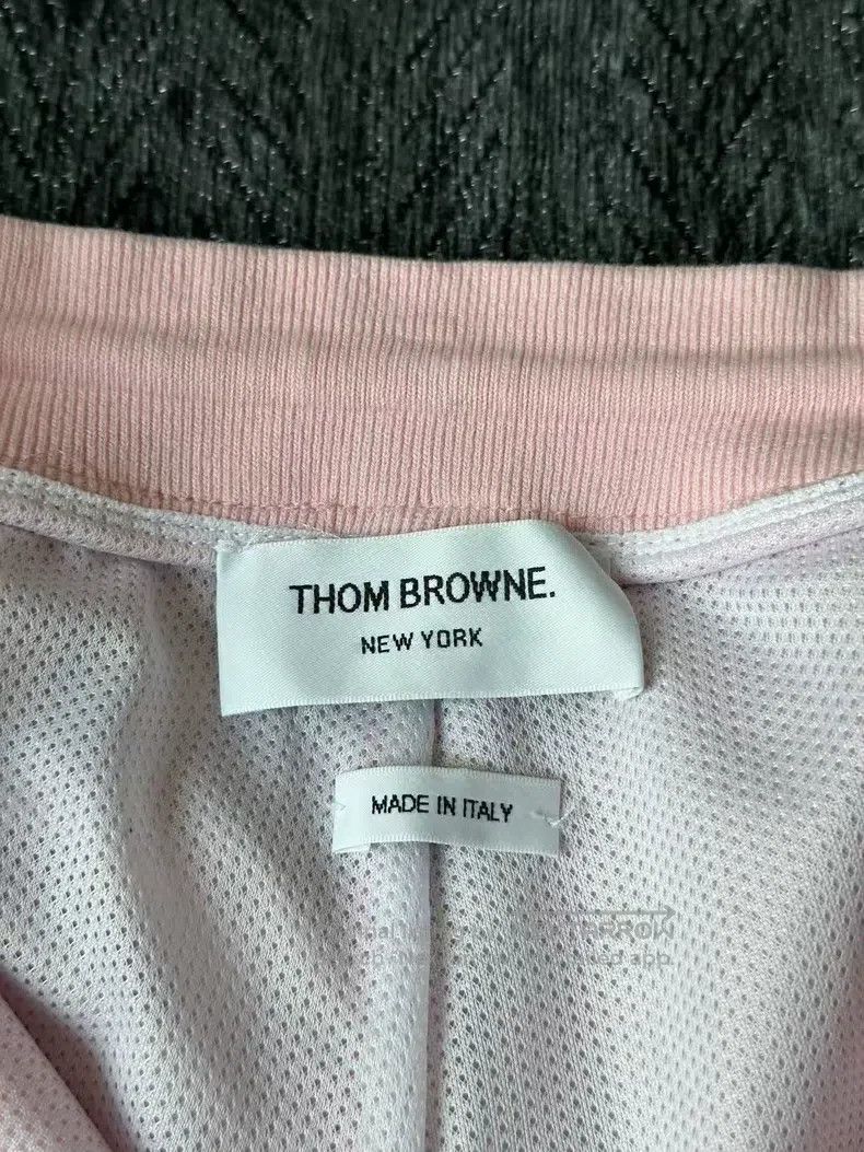 Thom Browne Thom Browne Pink Nylon Sport Pants Size 39" - 3 Thumbnail