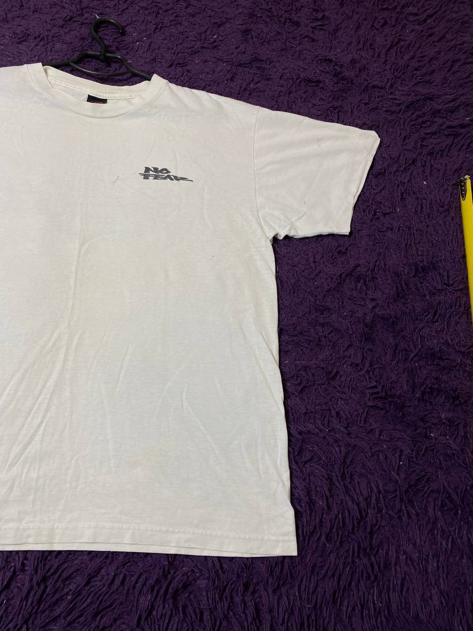 No Fear Big Print White T-Shirt No Fear Y2K Size XL Size US XL / EU 56 / 4 - 5 Thumbnail