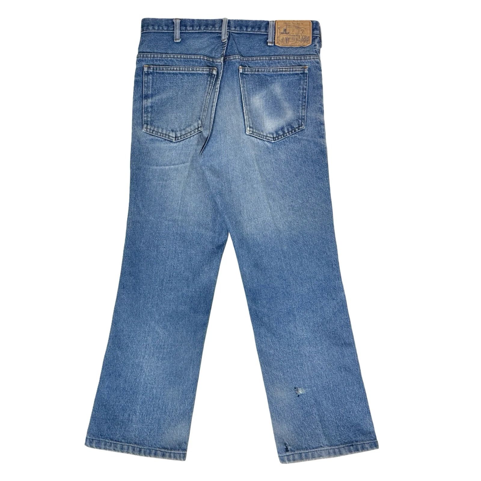JCPenney 1970s JC Penney Plain Pockets Jeans – Perfect Fade – Bootcut Size US 30 / EU 46 - 2 Thumbnail