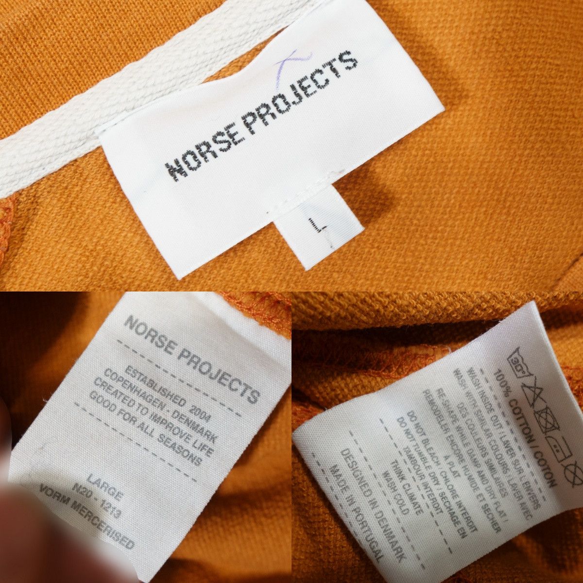 Norse Projects Vorm Mercerised Sweatshirt Size US L / EU 52-54 / 3 - 8 Thumbnail