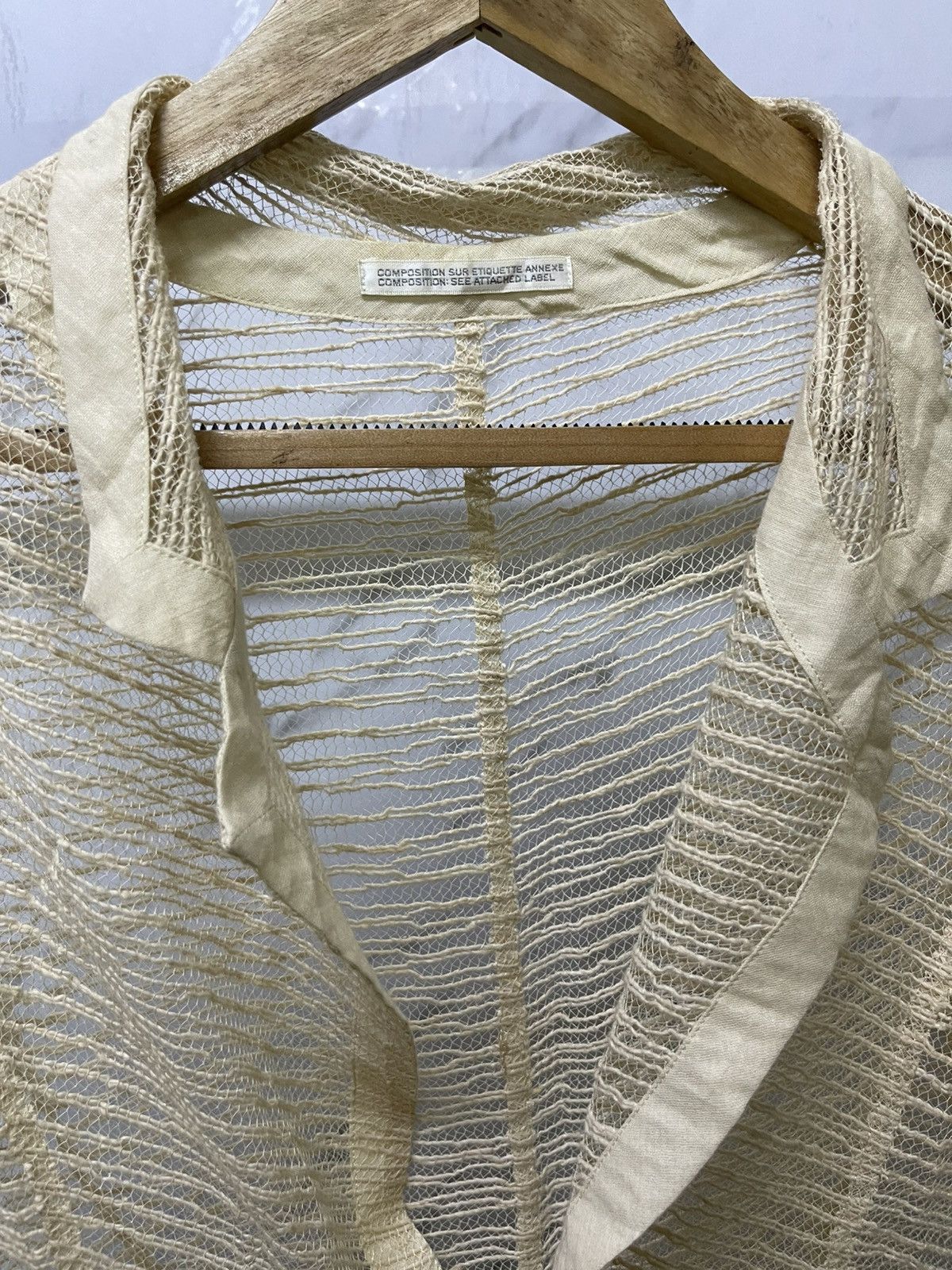 Yohji Yamamoto Yohji Yamamoto Mesh Cardigan Size M / US 6-8 / IT 42-44 - 7 Thumbnail