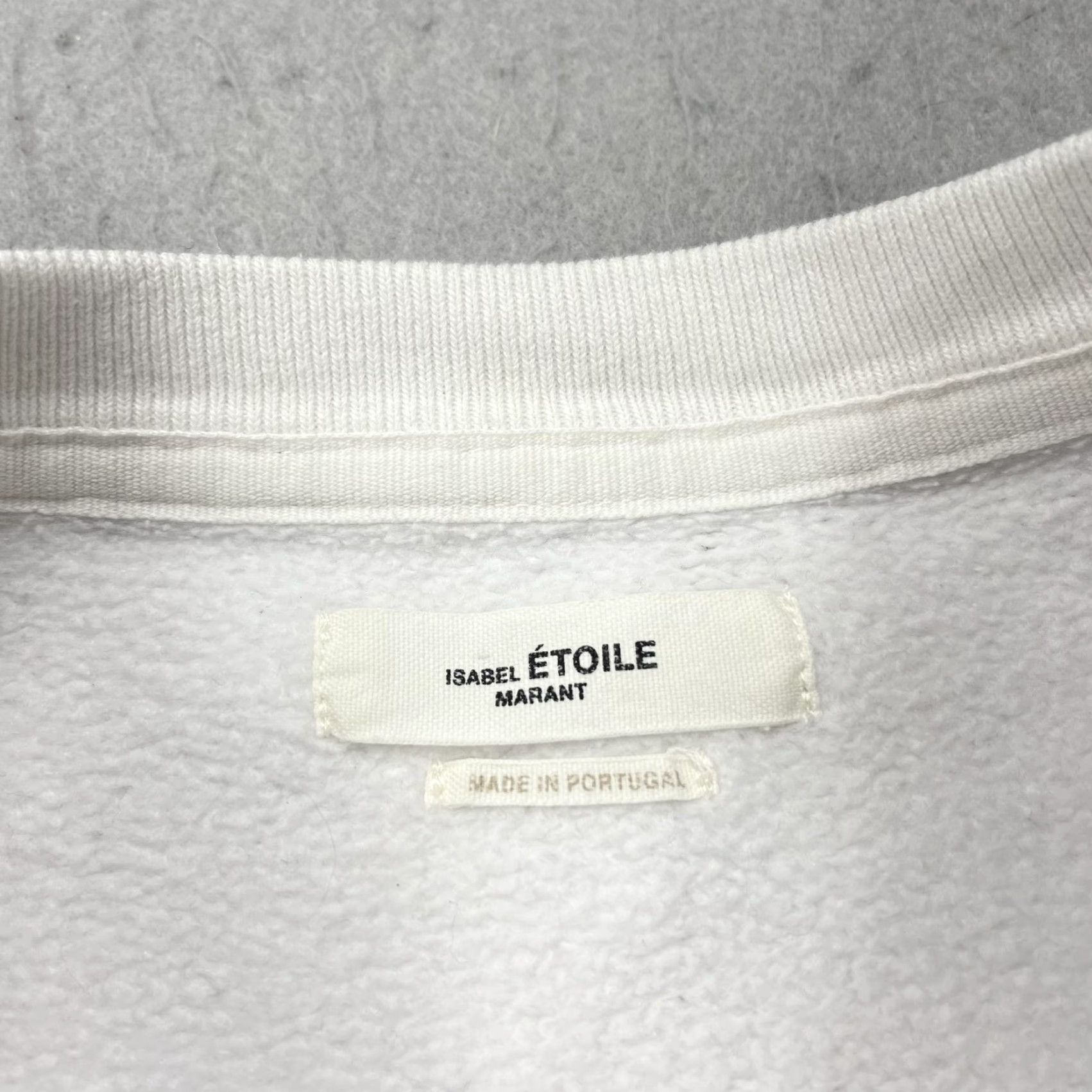 Vintage Isabel Etoile Marant Sweatshirt Womens 38 White Rebellion Graphic Pullover Size XS / US 0-2 / IT 36-38 - 4 Thumbnail