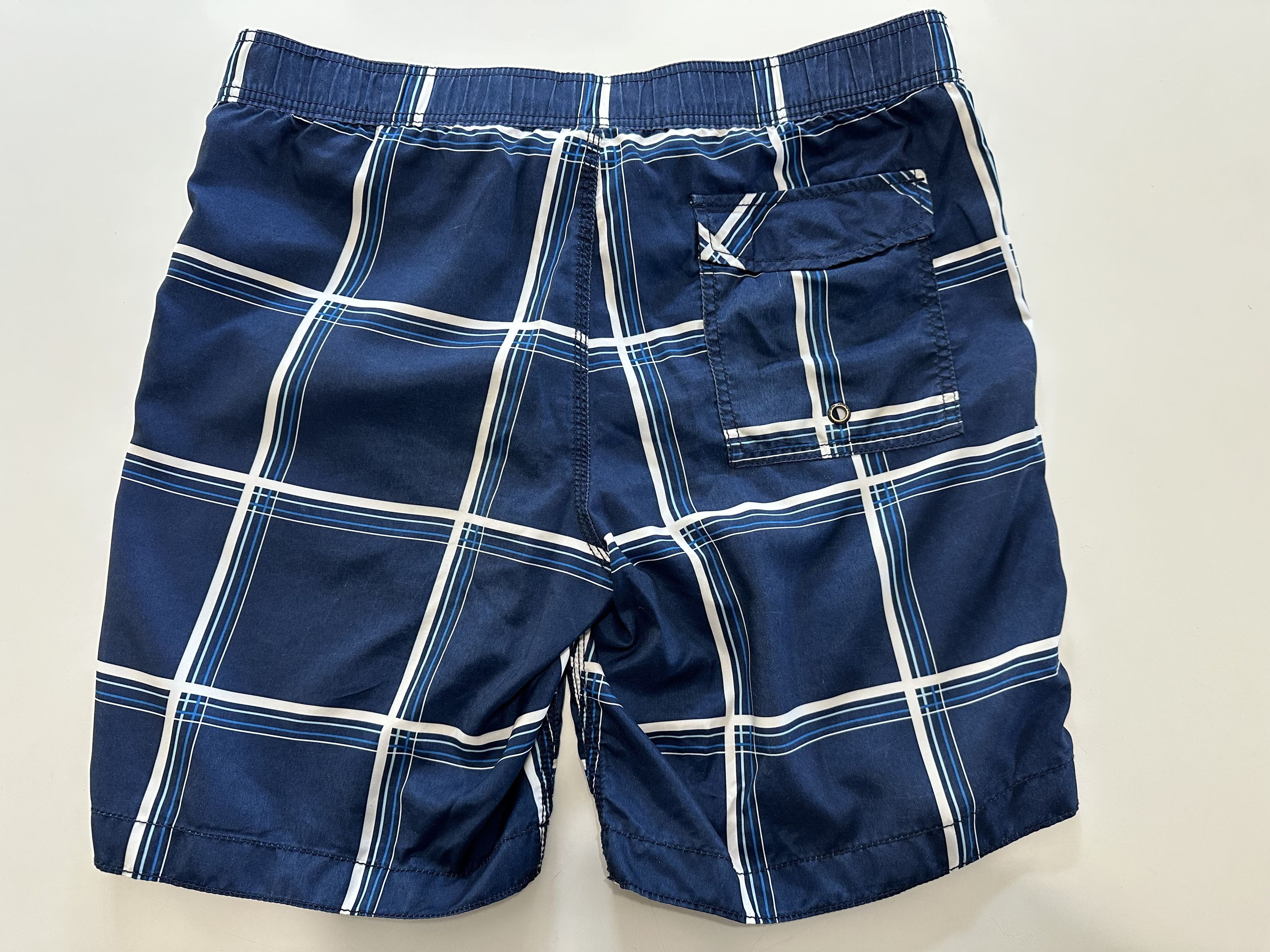 Old Navy Mens Old Navy Swim Trunks/Shorts Medium Blue/White Stripes Size US 34 / EU 50 - 3 Thumbnail