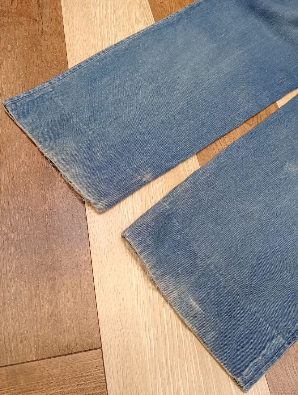 Issey Miyake RARE ISSEY MIYAKE VINTAGE DISTRESSED DENIM TROUSERS PANTS Size US 31 - 13 Thumbnail