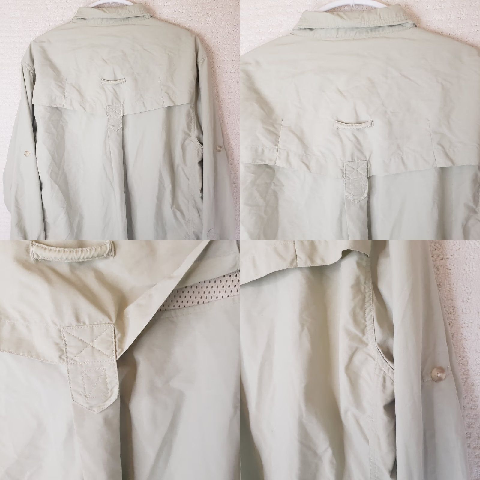 ExOfficio ExOfficio Shirt Mens L Light Green Button-Up Long Sleeve Vented Fishing Camp Shirt Size US L / EU 52-54 / 3 - 8 Thumbnail