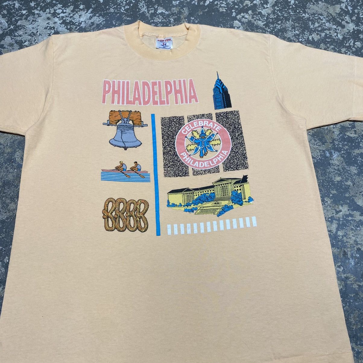 Japanese Brand × Vintage Vintage Philadelphia Pennsylvania Souvenir 90s Tshirt Size US XL / EU 56 / 4 - 9 Thumbnail