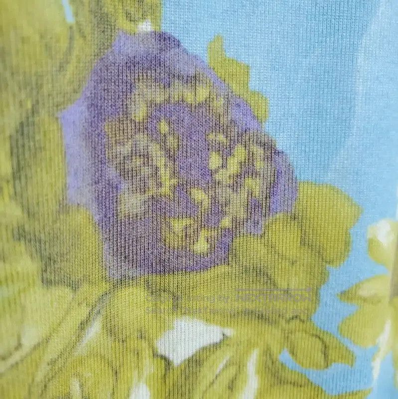 Burberry Burberry Summer Blue Floral Short Sleeve T-Shirt. Size M / US 6-8 / IT 42-44 - 8 Thumbnail