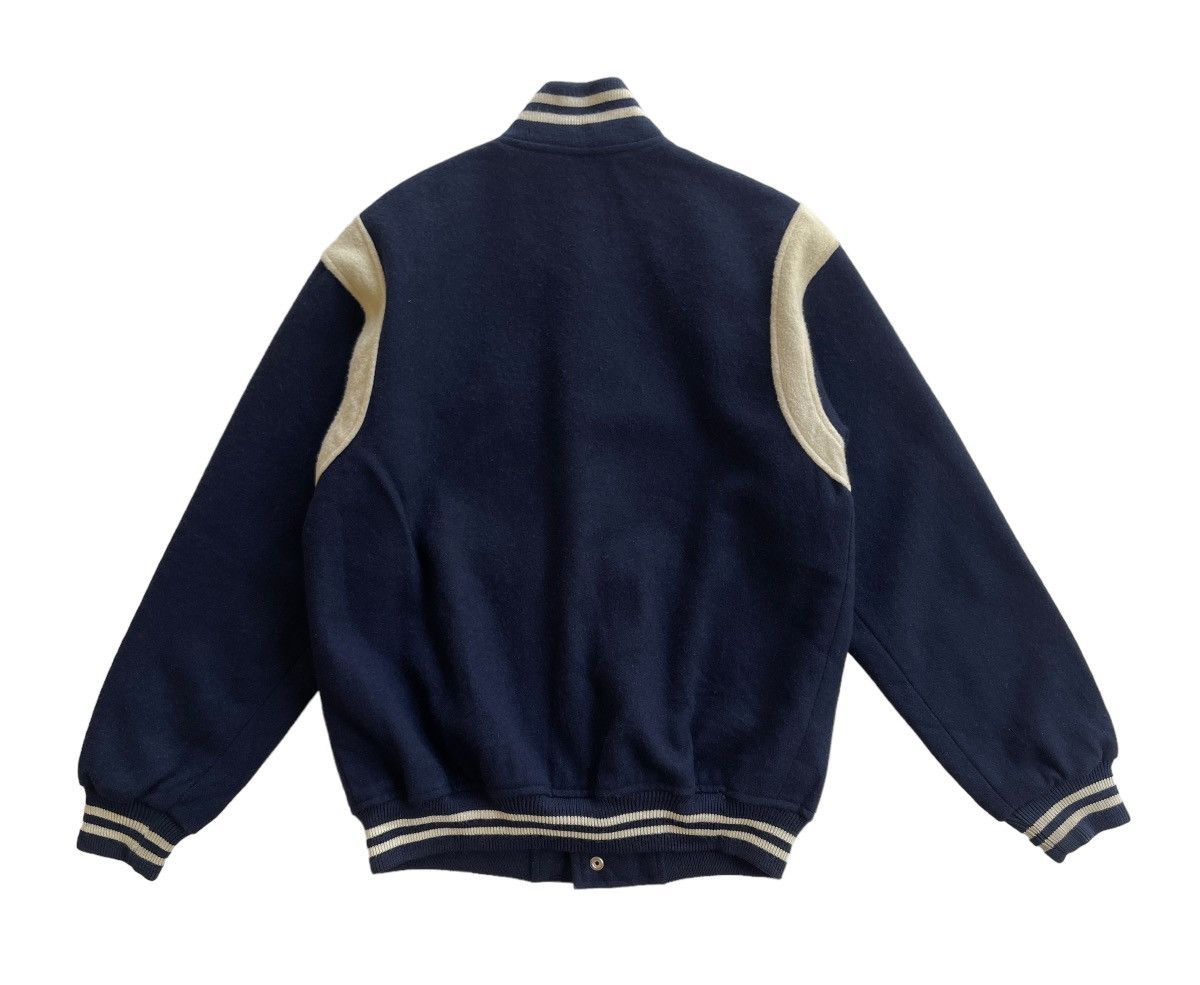 Vintage Vintage Crocodile Wool Varsity Jacket Size US L / EU 52-54 / 3 - 3 Thumbnail