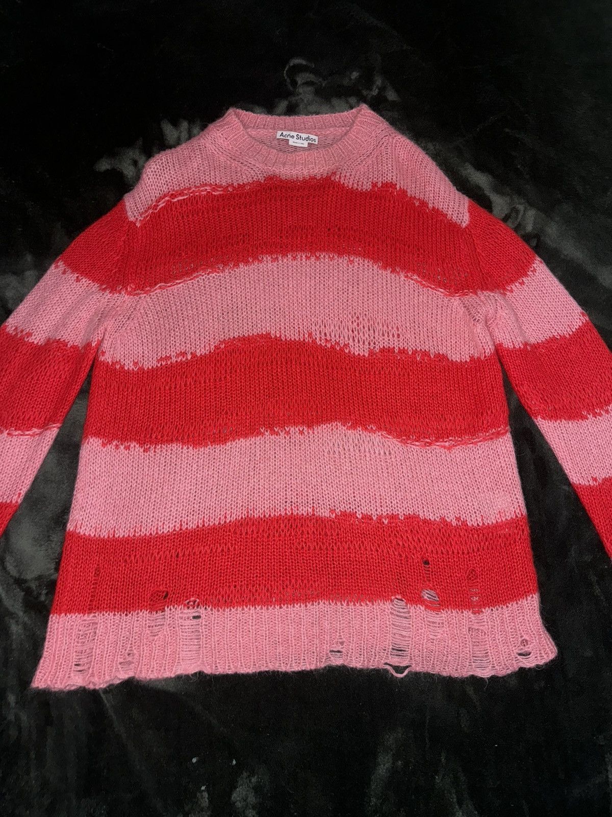 Entire Studios Acne Studios Kaila Distressed Striped Knitted Size US M / EU 48-50 / 2 - 2 Thumbnail