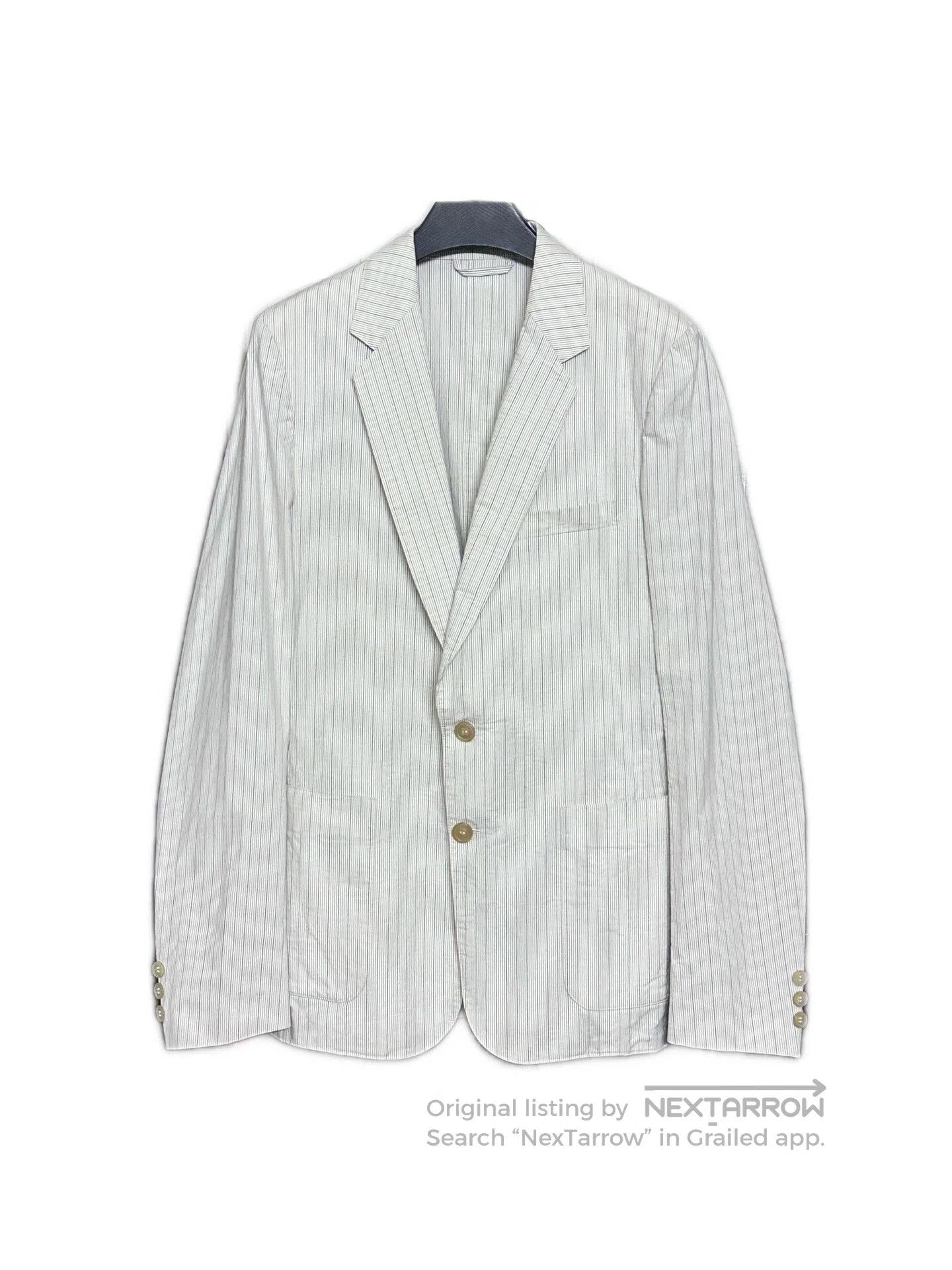 Maison Margiela Maison Martin Margiela Padded Shoulder Blazer. Size US L / EU 52-54 / 3 - 1 Thumbnail