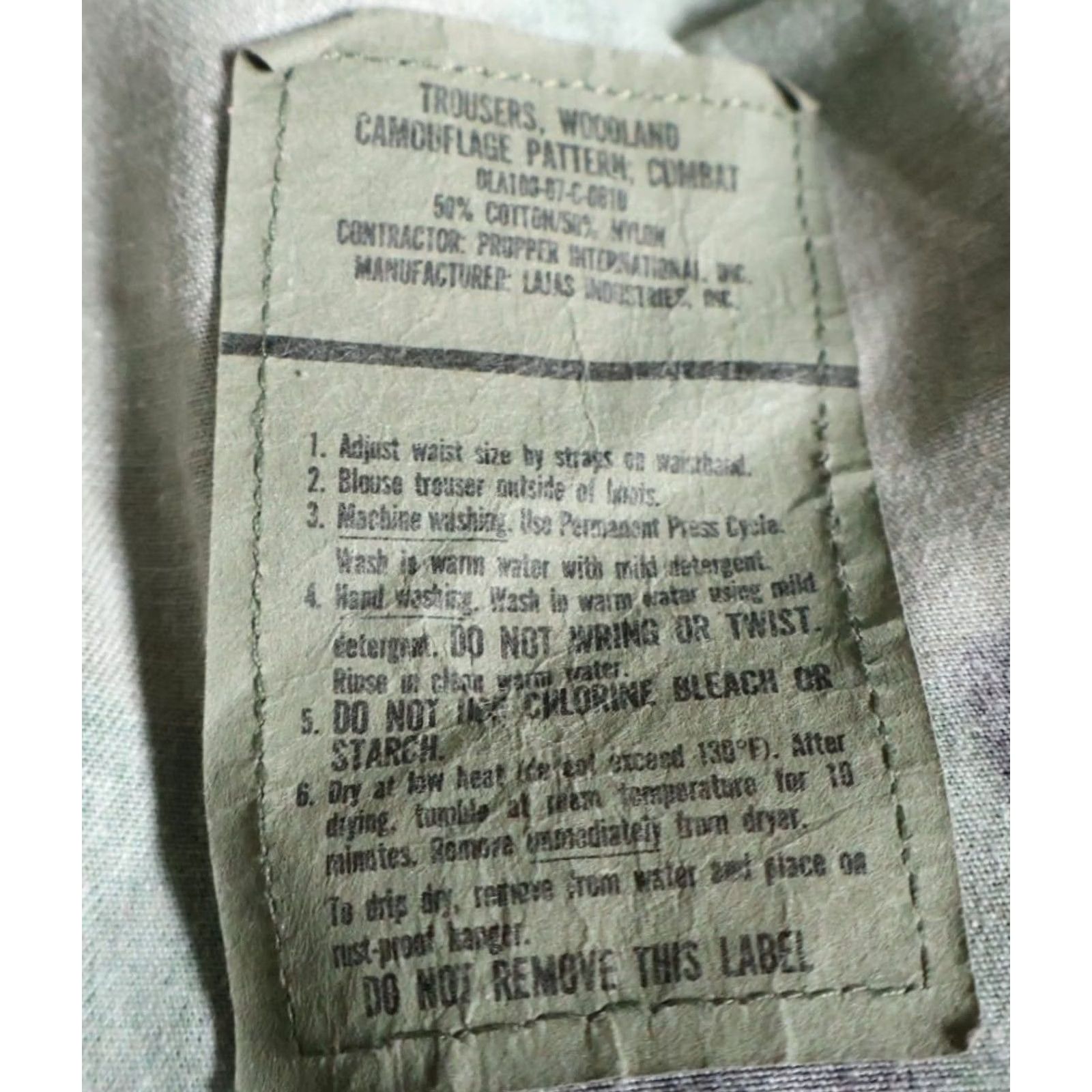 Propper PROPPER US Army Camo Cargo Pants Mens Large Size US 37 - 4 Thumbnail