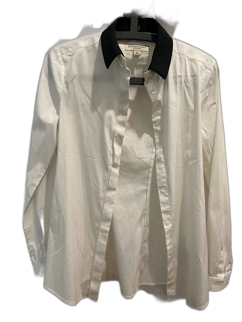 Burberry Burberry Shirt with Detachable Collar Size US S / EU 44-46 / 1 - 1 Thumbnail