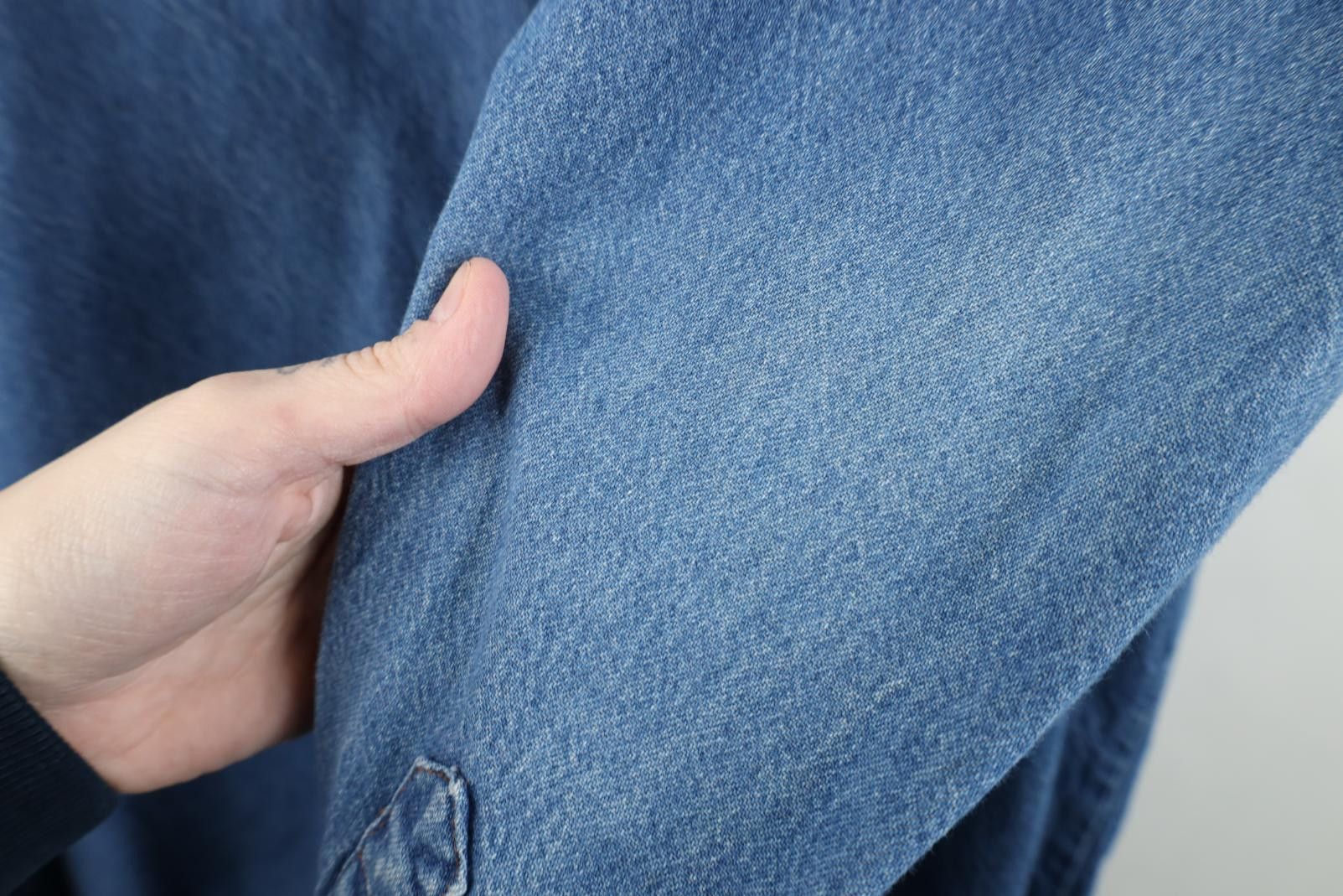 Wrangler Vintage 90s Wrangler Western Cowboy Denim Button Shirt Blue Size US XL / EU 56 / 4 - 5 Thumbnail