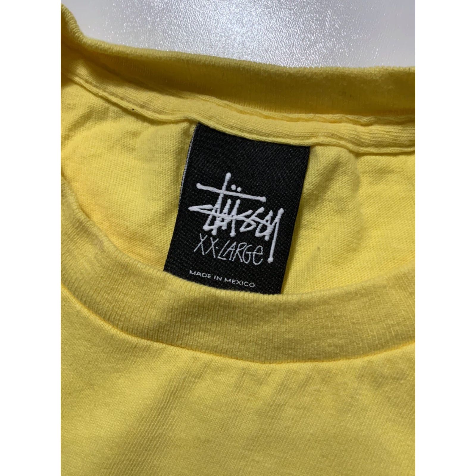 Vintage Stussy Los Angeles LA Palm Tree Yellow Graphic Skateboarding Crew T-Shirt Sz.2XL Size US XXL / EU 58 / 5 - 6 Thumbnail