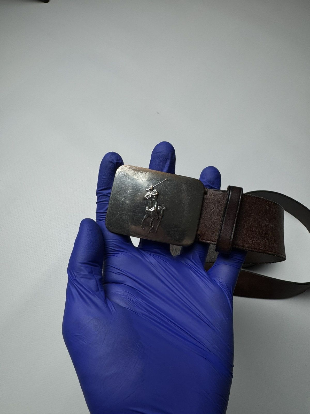 Polo Ralph Lauren Polo Ralph Lauren Leather Belt Brown One Size Pony Buckle Size ONE SIZE - 10 Thumbnail