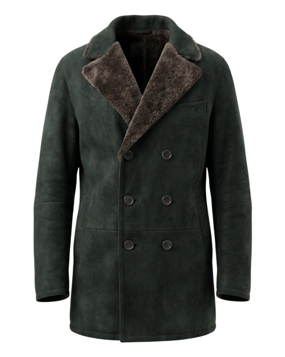 Gucci TOM FORD SHEARLING SUEDE LEATHER COAT Size US M / EU 48-50 / 2 - 1 Thumbnail