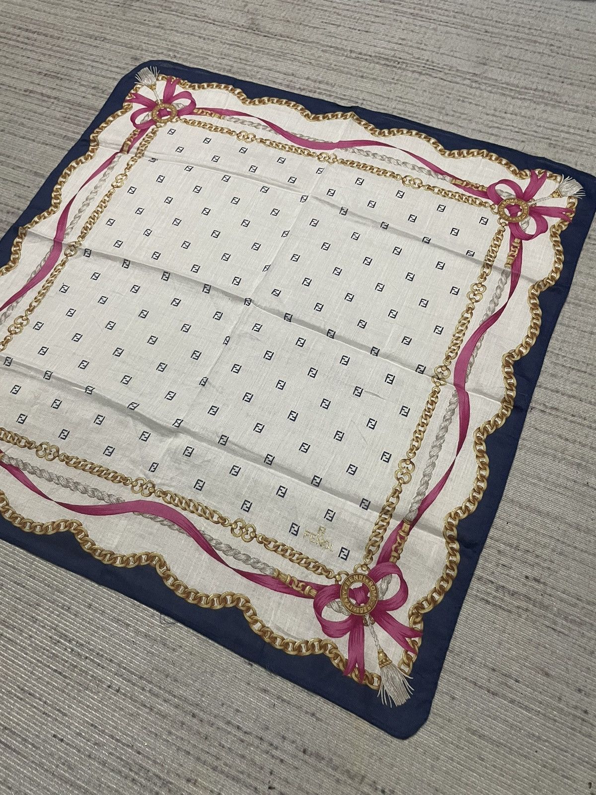 Fendi Vintage Fendi Handkerchief Bandana Size ONE SIZE - 3 Thumbnail
