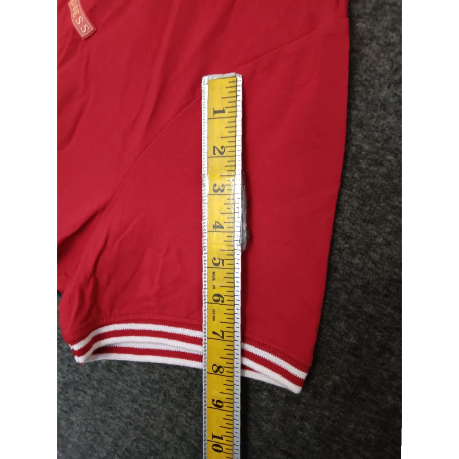 Guess GUESS Polo Shirt Red 1/4 Zip Short Sleeve Fresh Casual 2XL Mens Polo Red 1/4 Zip Logo Short Sleeve 2XL Size US XXL / EU 58 / 5 - 5 Thumbnail