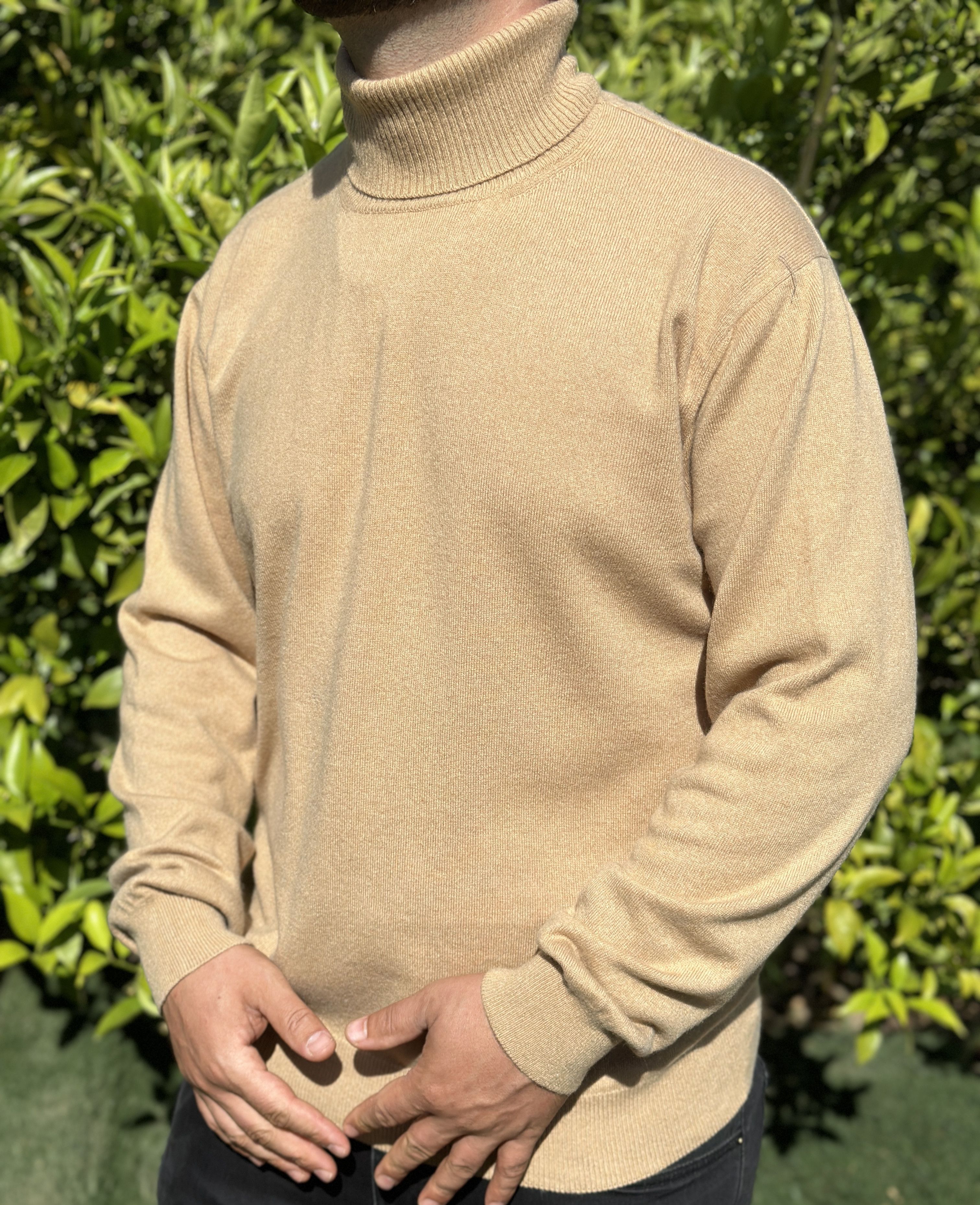 Brioni Cashmere Brioni Solid Light Turtle Neck Size 2XL Slim Fit Size US XXL / EU 58 / 5 - 6 Thumbnail