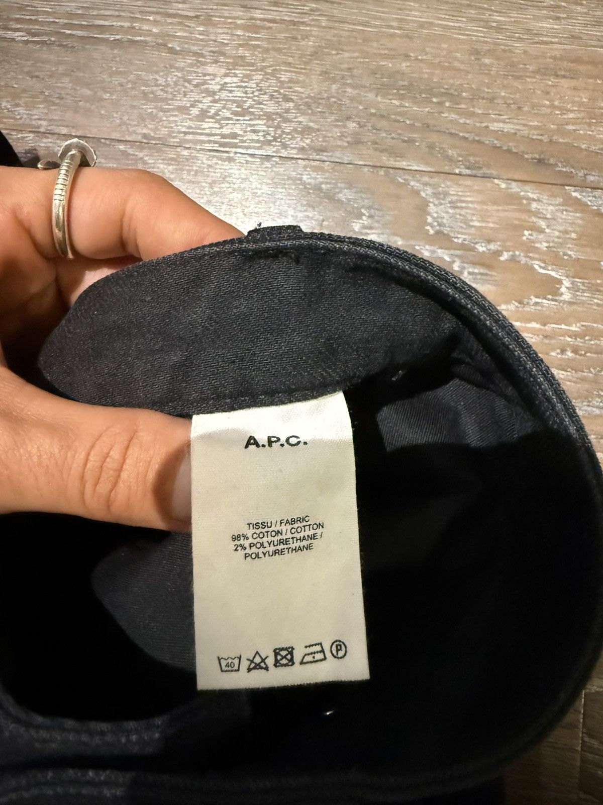 A.P.C. APC Jeans Black Size US 27 - 6 Thumbnail