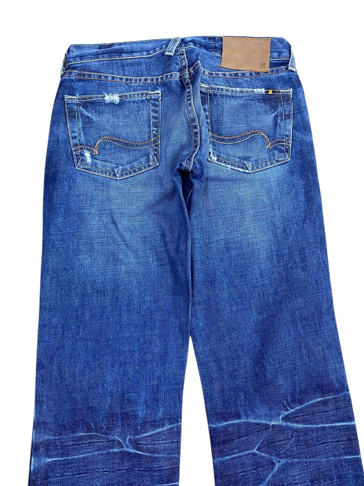 Lucky Brand Lucky Brand Ripped Patchwork Style Bootcut Jeans Size US 26 / EU 42 - 4 Thumbnail