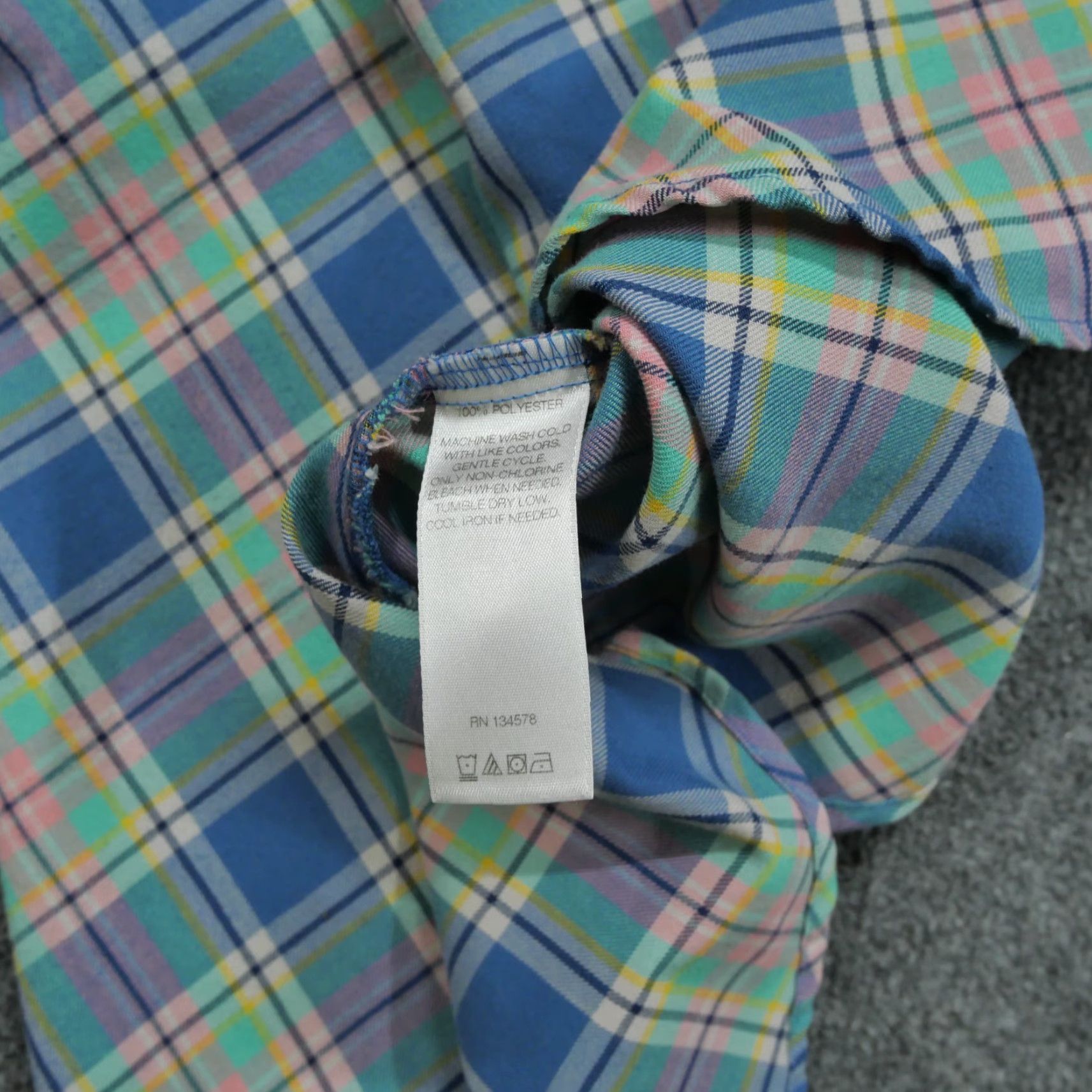 Vineyard Vines Vineyard Vines Shirt Womens 10 Blue Pink Plaid Popover Henley Button-Up Casual Womens Size 10 Multicolor Plaid Size L / US 10 / IT 46 - 5 Thumbnail