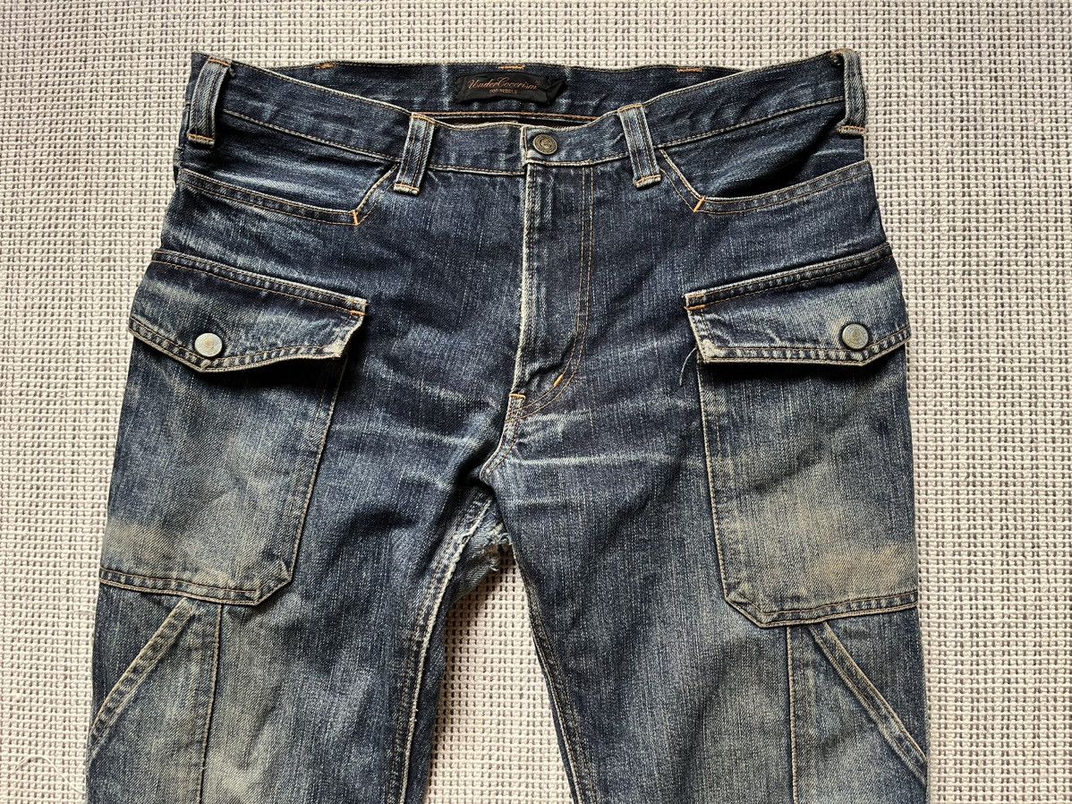 Undercover Undercover AW02 Witch Cargo Denim Bush pants Size US 31 - 3 Thumbnail