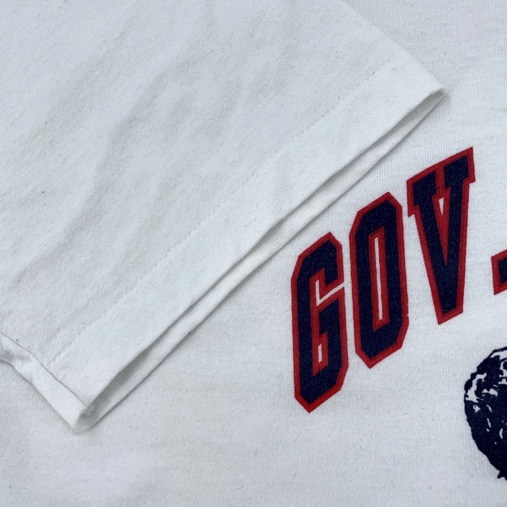 Russell Athletic VINTAGE Gov Livingston Wrestling Shirt Mens Large Russell Athletic 90s USA Tee Size US L / EU 52-54 / 3 - 3 Thumbnail