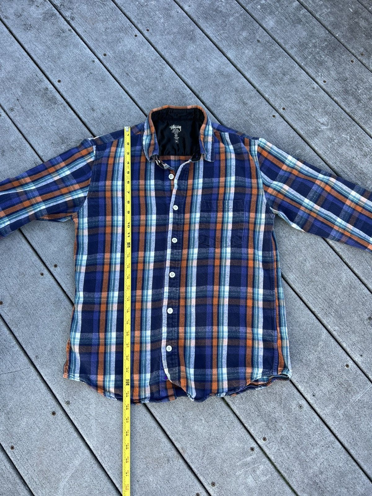 Stussy × Vintage Stüssy flannel Shirt Size US M / EU 48-50 / 2 - 3 Thumbnail