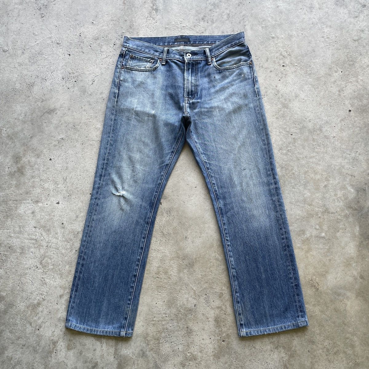 Japanese Brand W34💥 Vintage Japanese Brand Faded Jeans Denim Pants Size US 34 / EU 50 - 1 Thumbnail