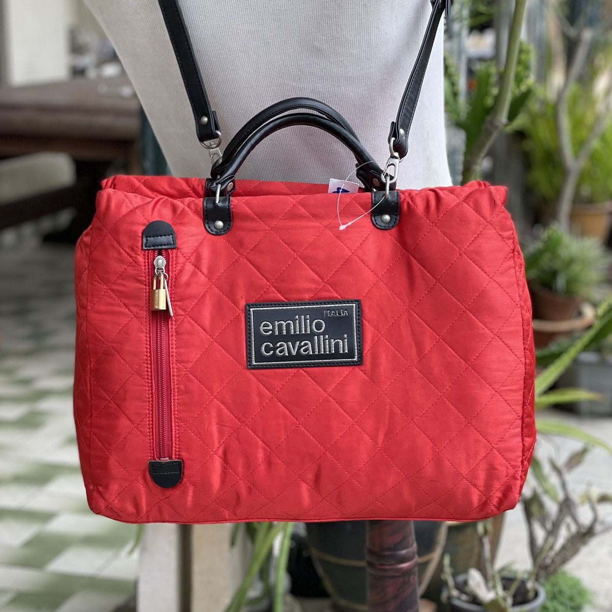 Other Emilio Cavallini Red Weekender Bag/Luggage Size ONE SIZE - 2 Thumbnail