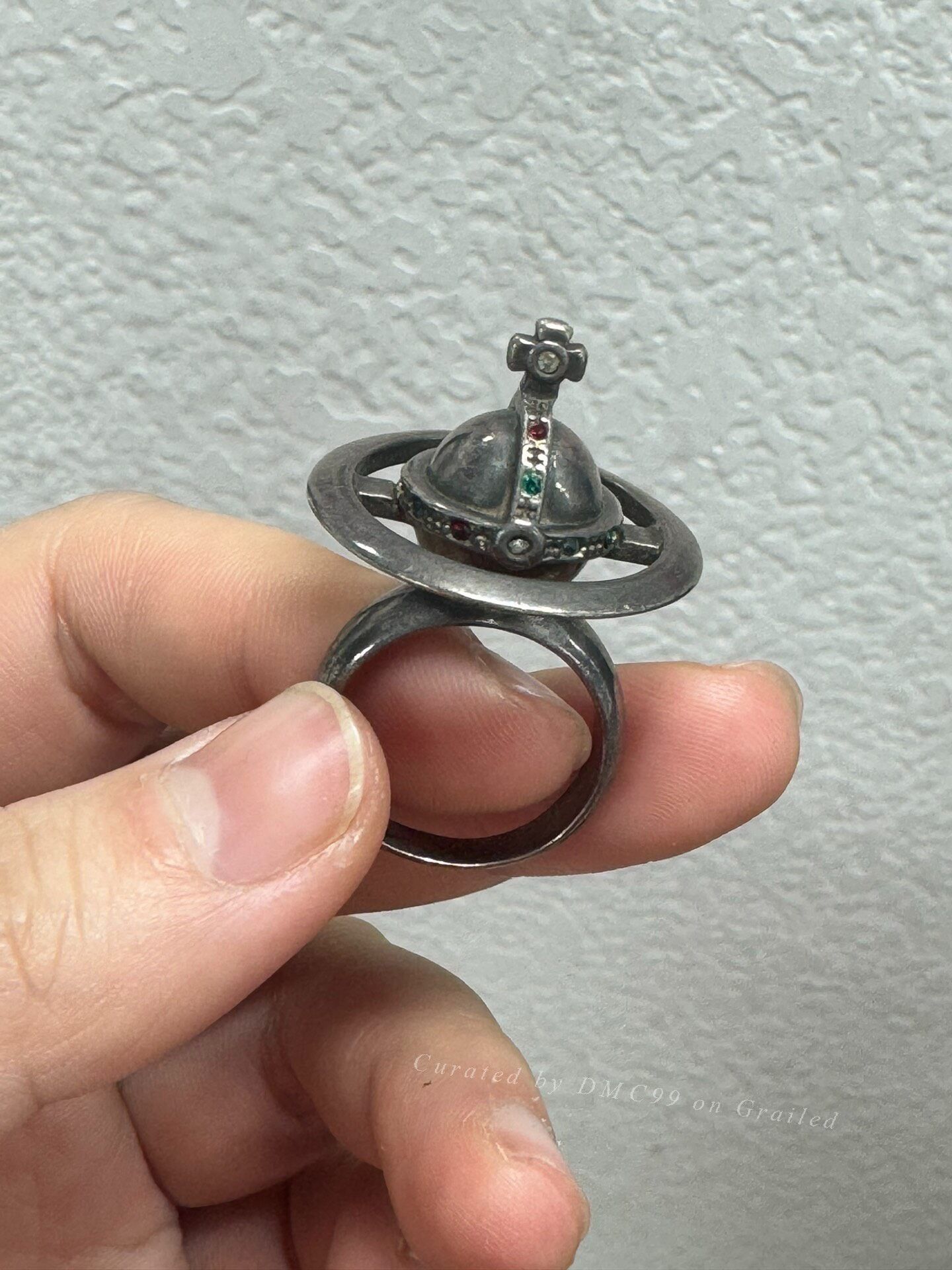 Vivienne Westwood Vivienne Westwood First Edition Saturn Ring M Size ONE SIZE - 1 Thumbnail
