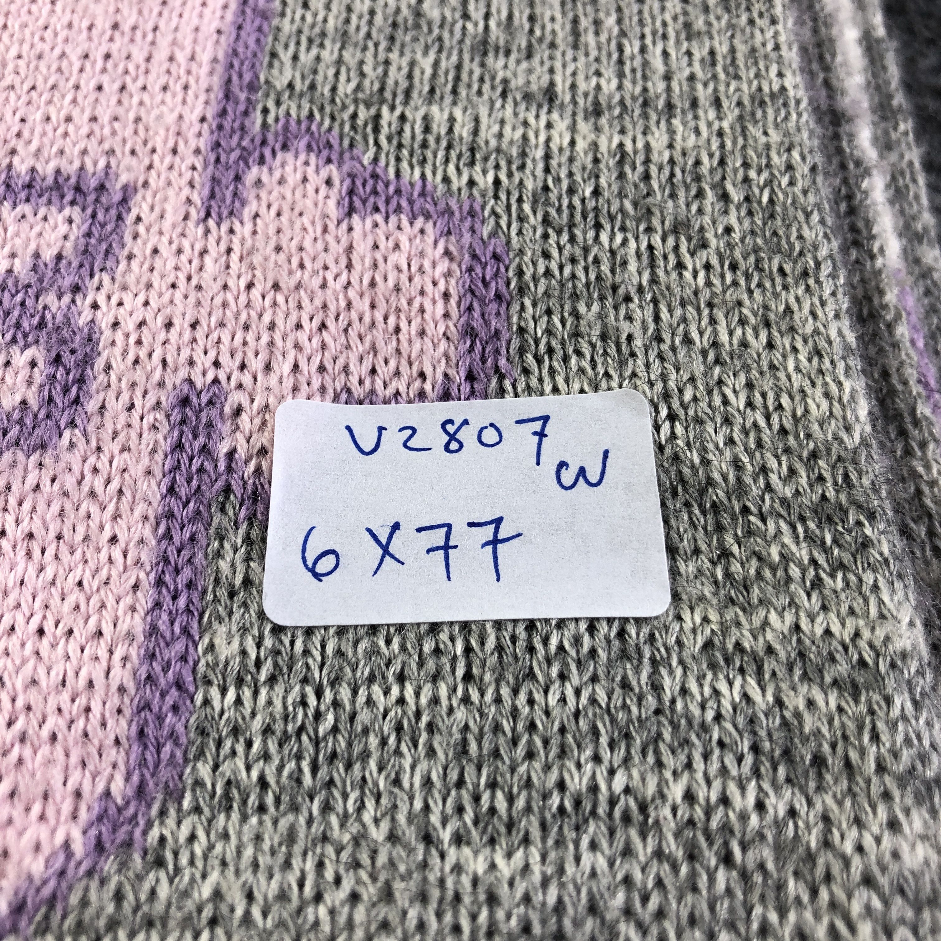 Japanese Brand Betty's Blue Shinji Abe Wool Scarf Muffler V2807 Size ONE SIZE - 6 Thumbnail
