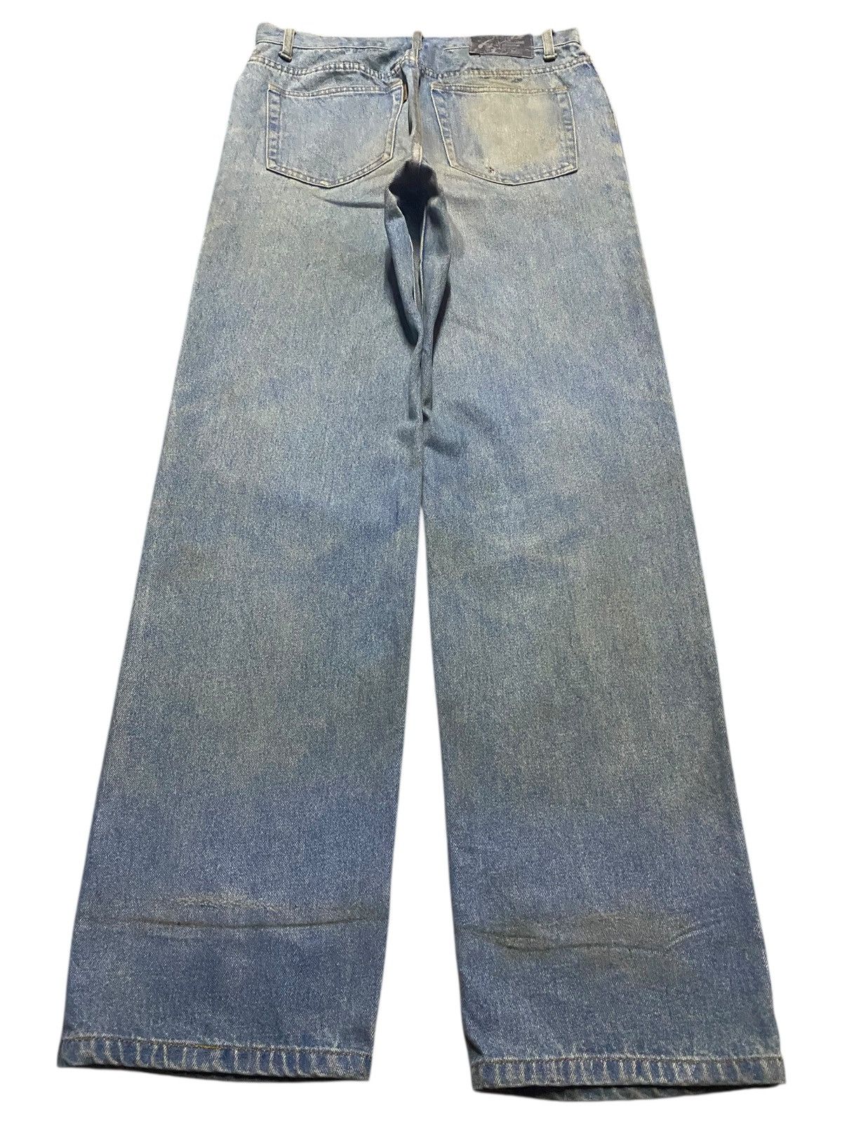 Japanese Brand Vtg Japanese Brand Grunge Mud Wash Distressed Loose Jeans Size US 32 / EU 48 - 2 Thumbnail