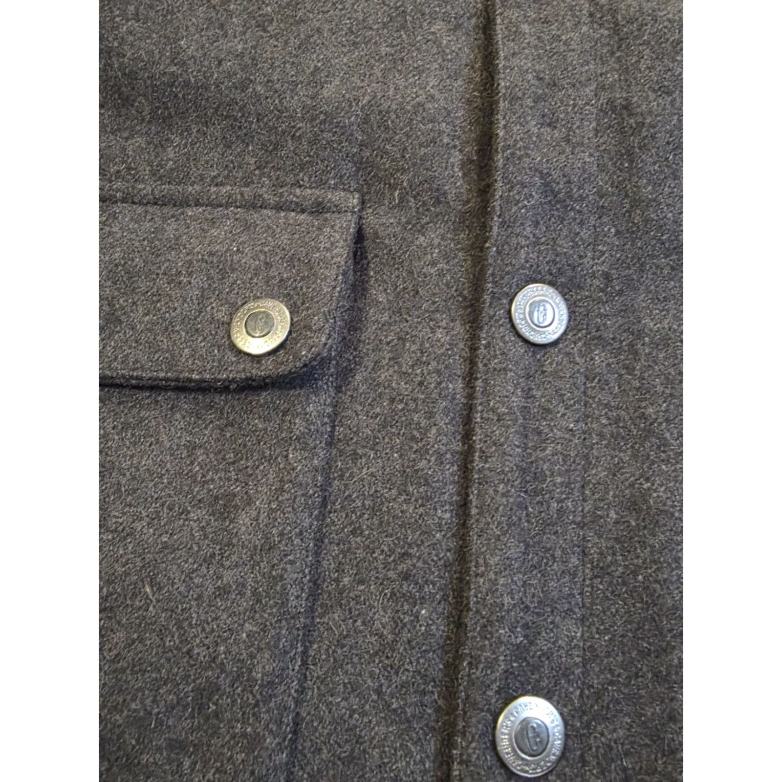 Vintage VINTAGE Cavenders Western Wear Quilt Lined Wool Vest Snap Mackinaw Gray Men's S NWOT Size US S / EU 44-46 / 1 - 6 Thumbnail