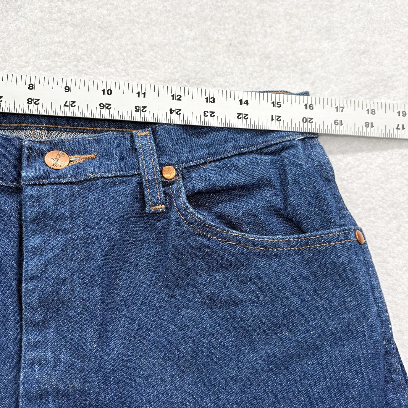 Wrangler Wrangler Jeans Mens 32x32 Blue Cowboy Cut Regular Fit Straight Denim Western Jeans Size US 32 / EU 48 - 6 Thumbnail