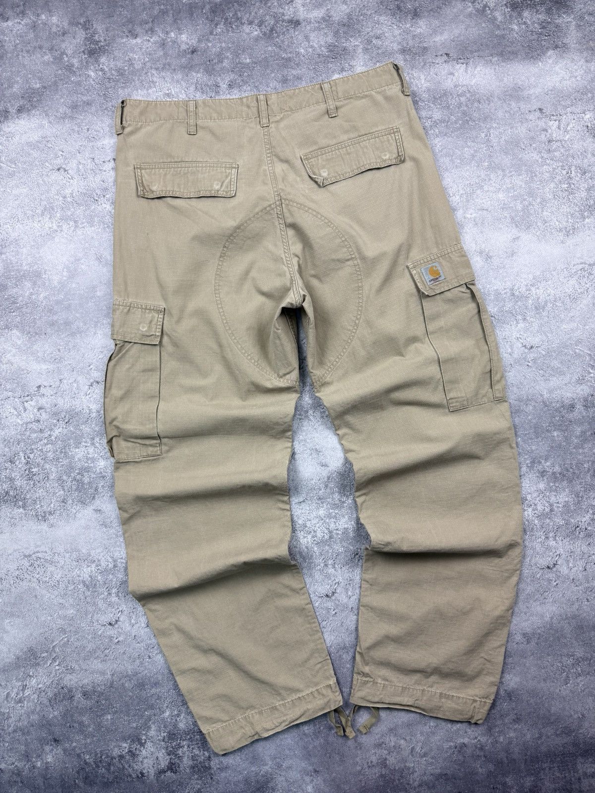 Carhartt Vintage Carhartt Cargo Pants Beige Work Regular Baggy Y2K Size US 34 / EU 50 - 5 Thumbnail