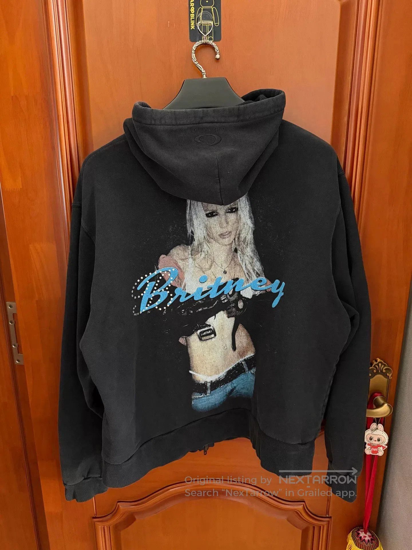 Balenciaga balenciaga britney portrait zip-up hoodie. Size S / US 4 / IT 40 - 1 Thumbnail