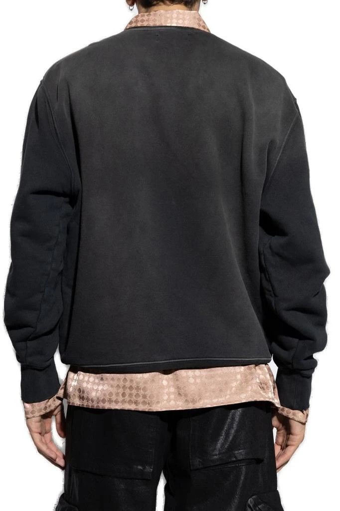 Amiri o1orln1125 Vintage Theaters Crew Neck Sweatshirt in Black Size US L / EU 52-54 / 3 - 3 Thumbnail