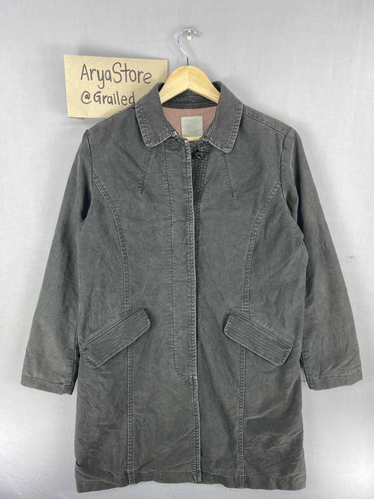 Japanese Brand Vintage Y2K Long Coat by Sunnyclouds Size US M / EU 48-50 / 2 - 1 Thumbnail