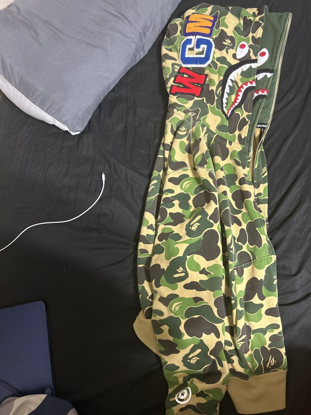 Bape Bape double hoodie L Size US L / EU 52-54 / 3 - 2 Thumbnail