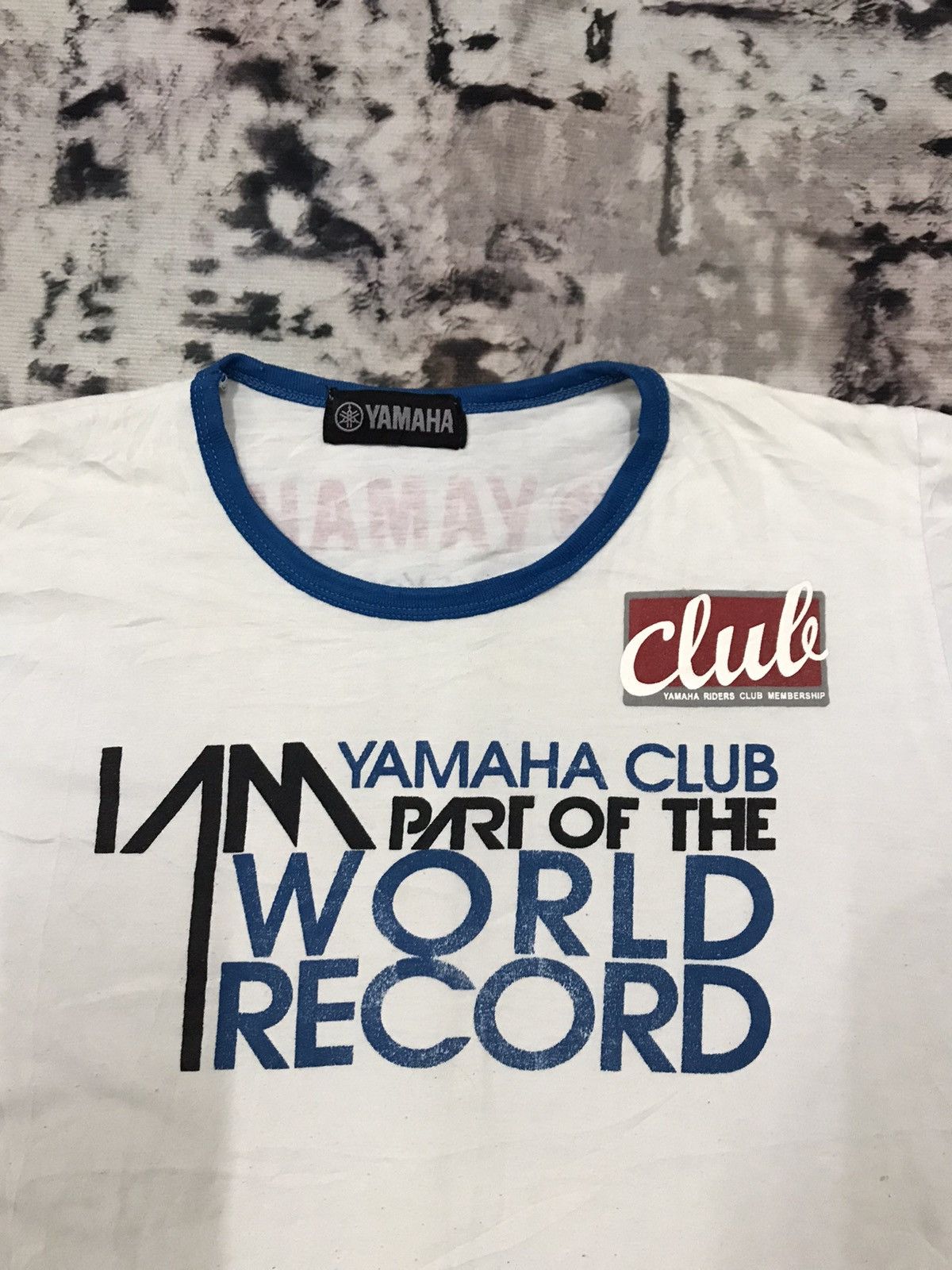 Yamaha Vintage Yamaha Riders Club Membership Ringer Tshirt Size US S / EU 44-46 / 1 - 2 Thumbnail