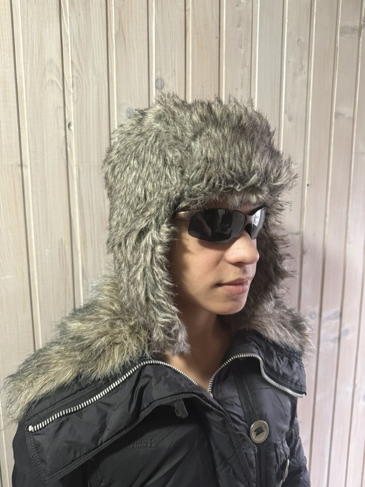Japanese Brand × Vintage Y2K Fur Ushanka Vintage Fuzzy Trapper Hat Size ONE SIZE - 1 Thumbnail
