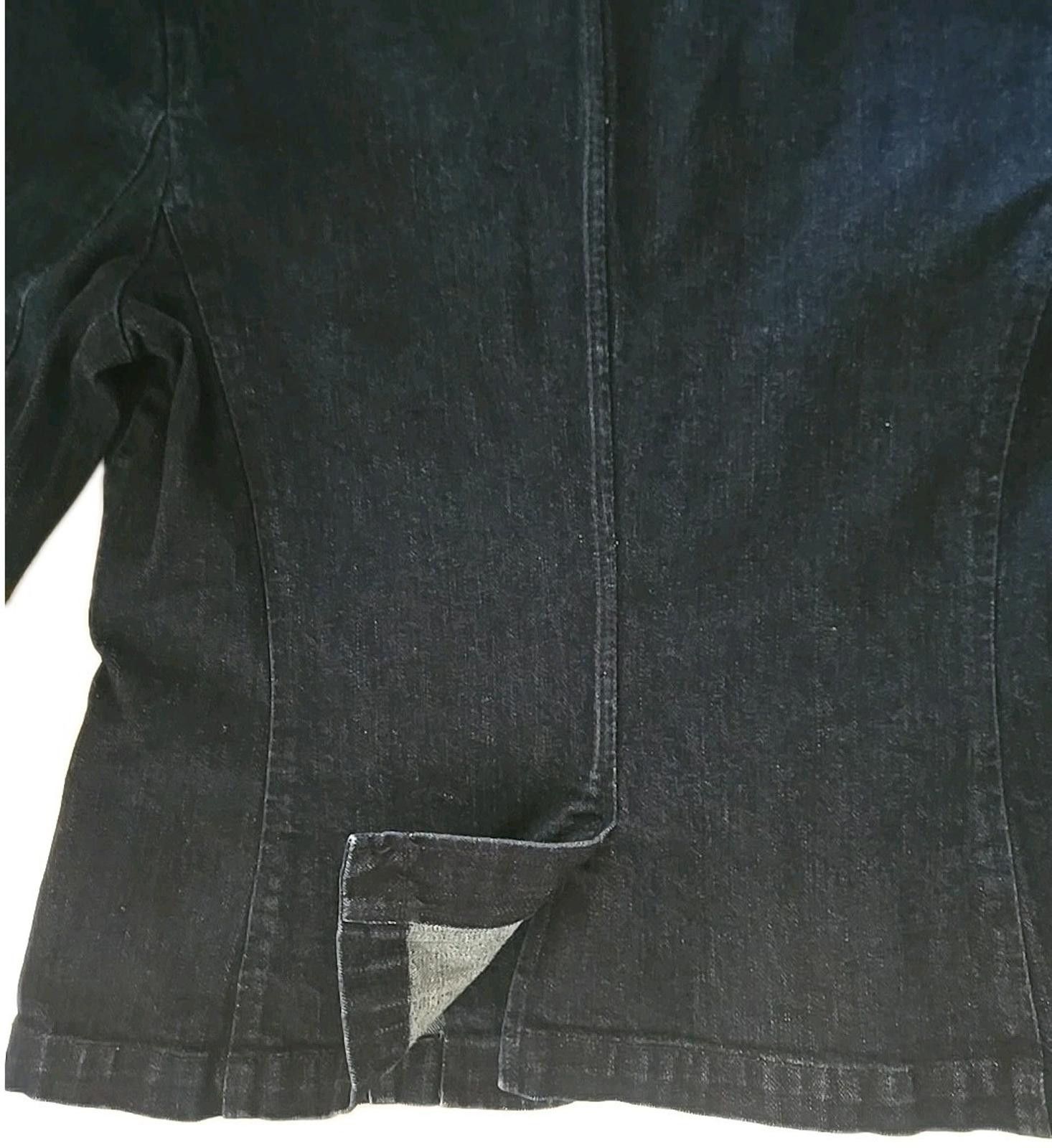 Lauren Ralph Lauren VTG Ralph Lauren Blazer Jacket Denim Dark Wash Crescent Size L / US 10 / IT 46 - 7 Thumbnail